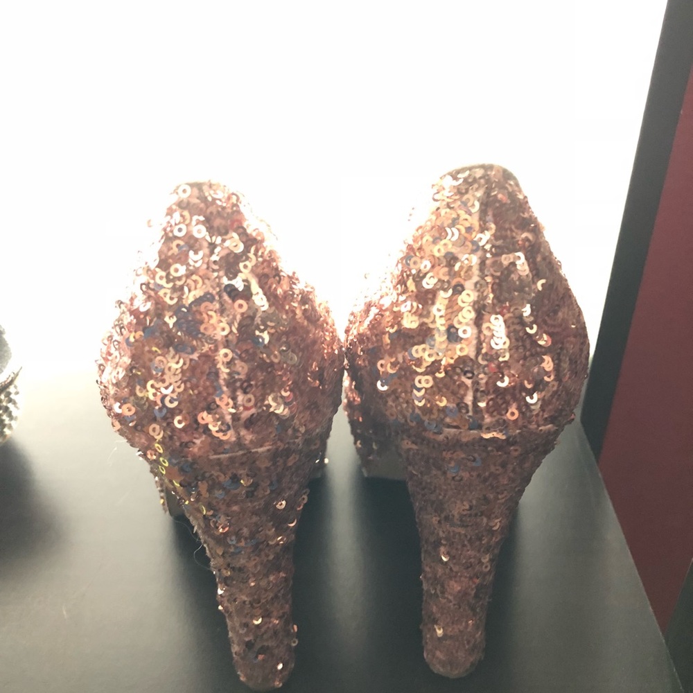 Sequin heels